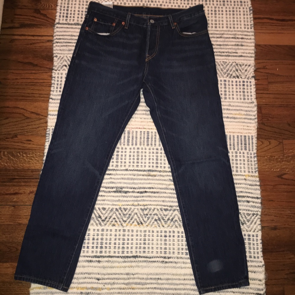 LEVI’s 501 CT Dark Wash Jeans